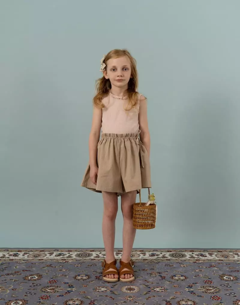 Le Bev - Korean Children Fashion - #kidsshorts - Ribbon Skirt Shorts - 9