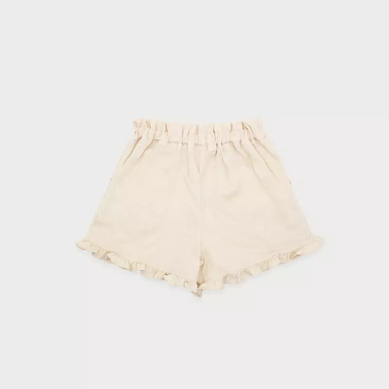 Le Bev - Korean Children Fashion - #kidsshorts - Linen Frill Shorts - 8