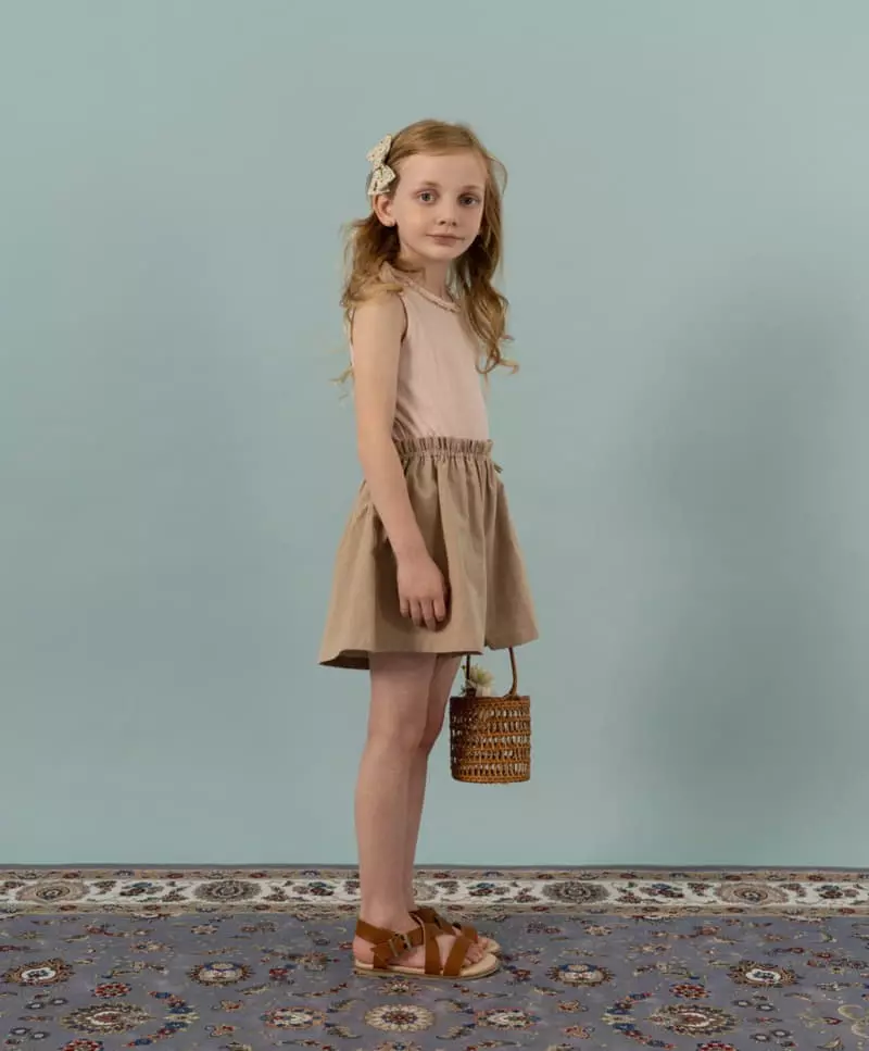 Le Bev - Korean Children Fashion - #kidsstore - Ribbon Skirt Shorts - 10