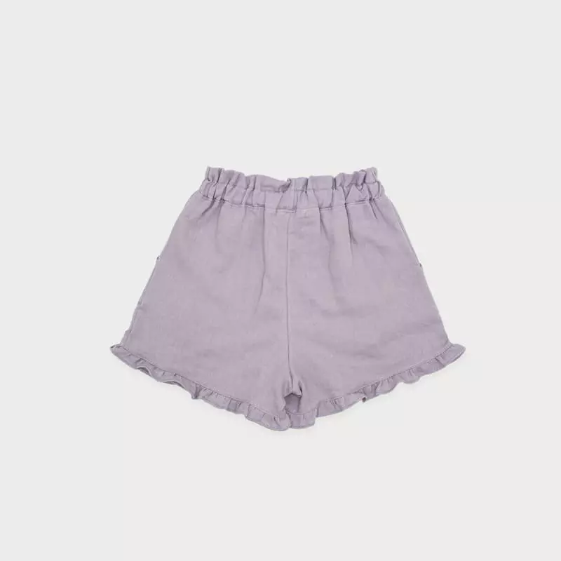 Le Bev - Korean Children Fashion - #kidzfashiontrend - Linen Frill Shorts - 10