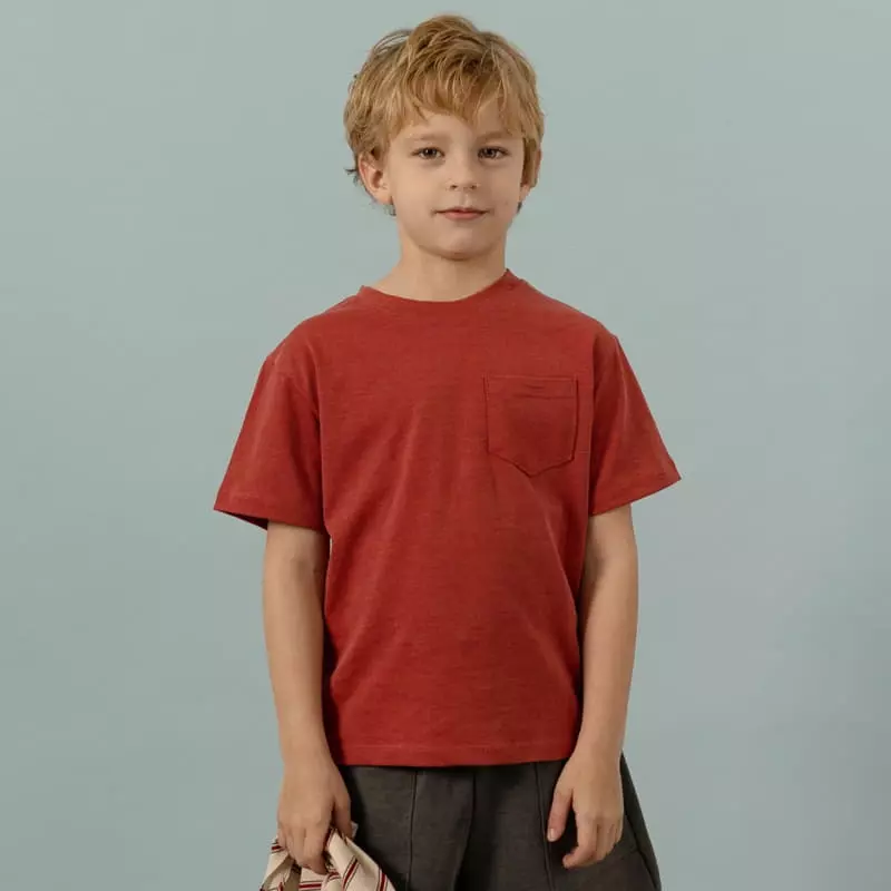 Le Bev - Korean Children Fashion - #littlefashionista - Pocket Tee - 2