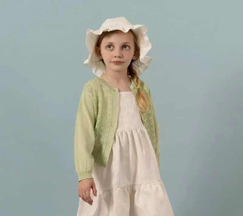 Le Bev - Korean Children Fashion - #magicofchildhood - Rose Jacquard Hat