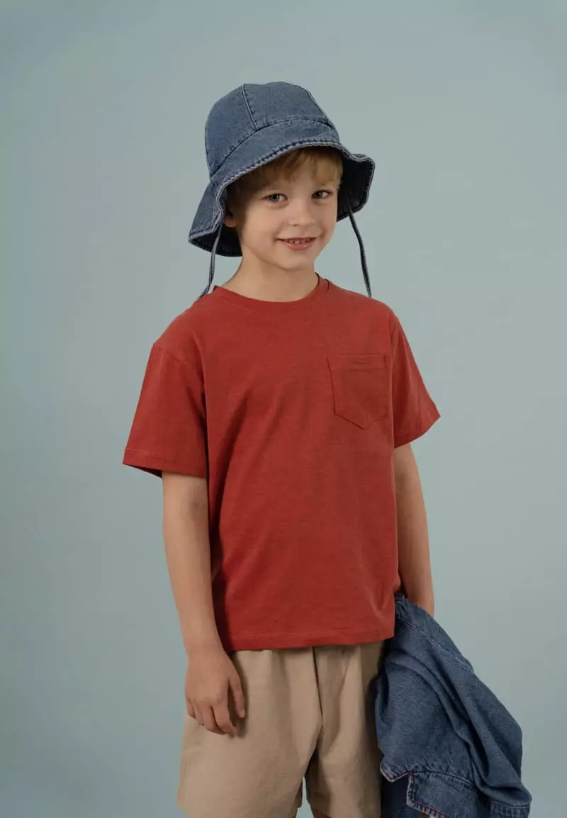 Le Bev - Korean Children Fashion - #prettylittlegirls - Pocket Tee - 5