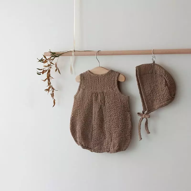 Lemonade - Korean Baby Fashion - #babyboutique - Waffle Bodysuit Set - 9