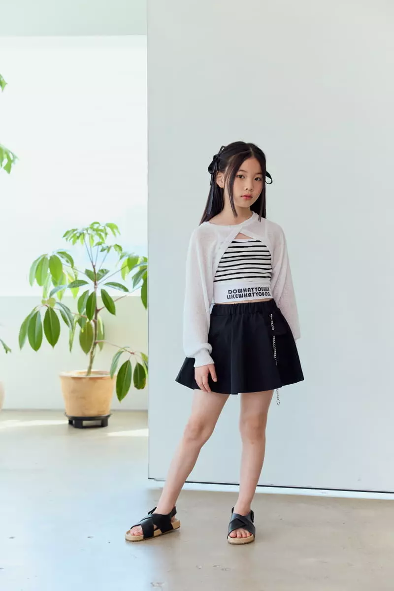 Lilas - Korean Children Fashion - #kidsshorts - BB Chain Skirt - 7