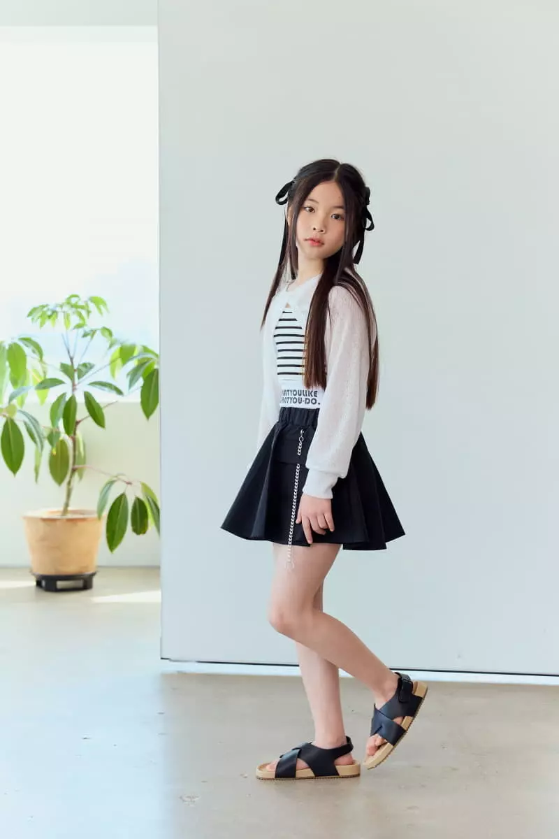 Lilas - Korean Children Fashion - #kidzfashiontrend - BB Chain Skirt - 9
