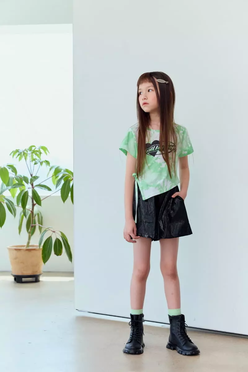 Lilas - Korean Children Fashion - #prettylittlegirls - Black Pink String Tee - 7