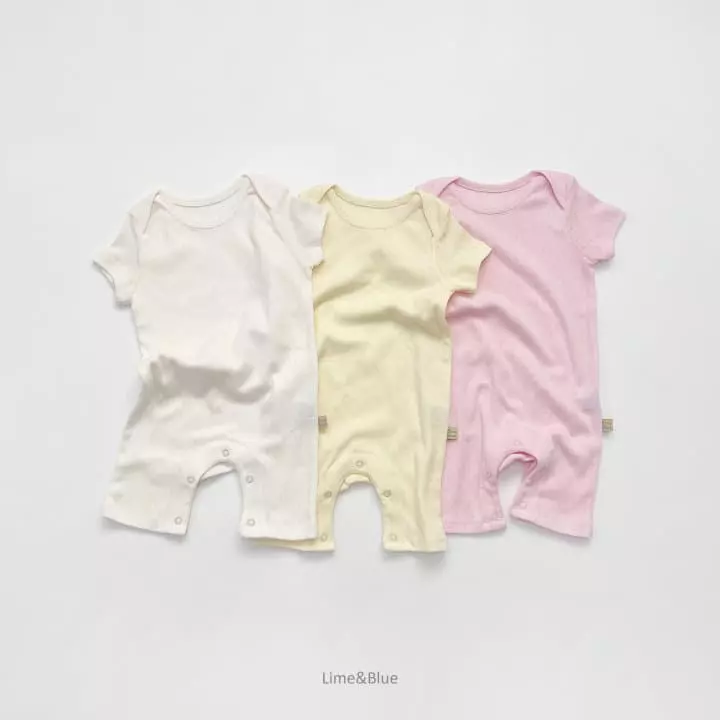 Lime & Blue - Korean Baby Fashion - #babyfashion - Shiny Bodysuit - 3