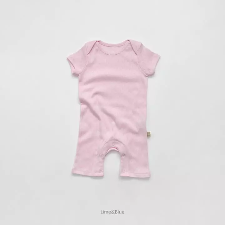 Lime & Blue - Korean Baby Fashion - #babyoutfit - Shiny Bodysuit - 10