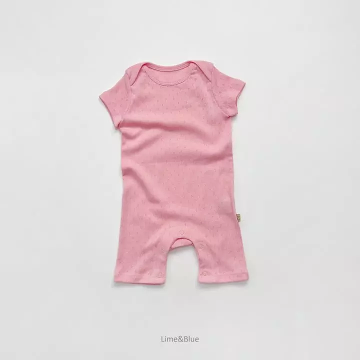Lime & Blue - Korean Baby Fashion - #babywear - Shiny Bodysuit - 11