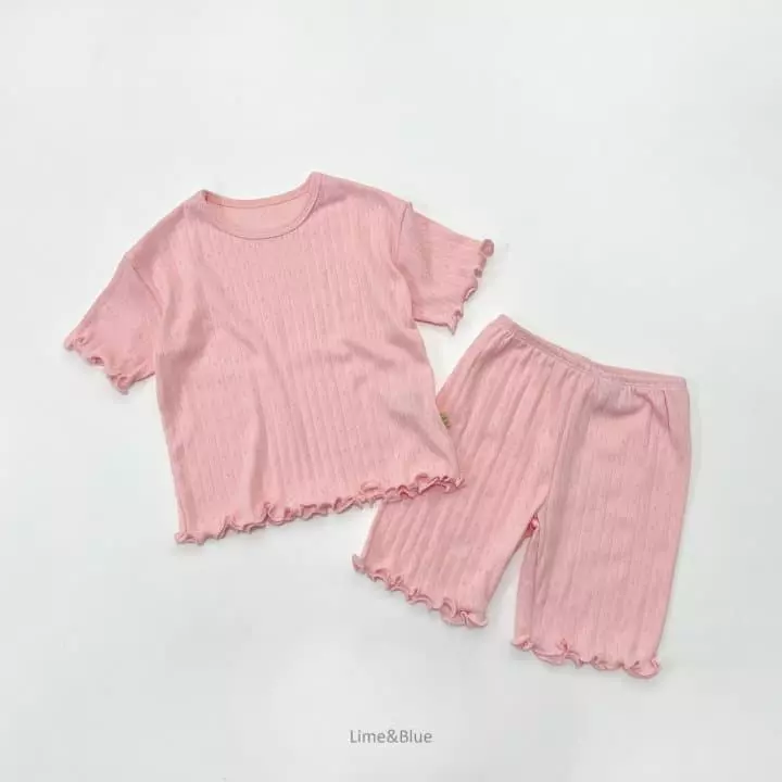 Lime & Blue - Korean Children Fashion - #Kfashion4kids - Line Clover Easywear - 7