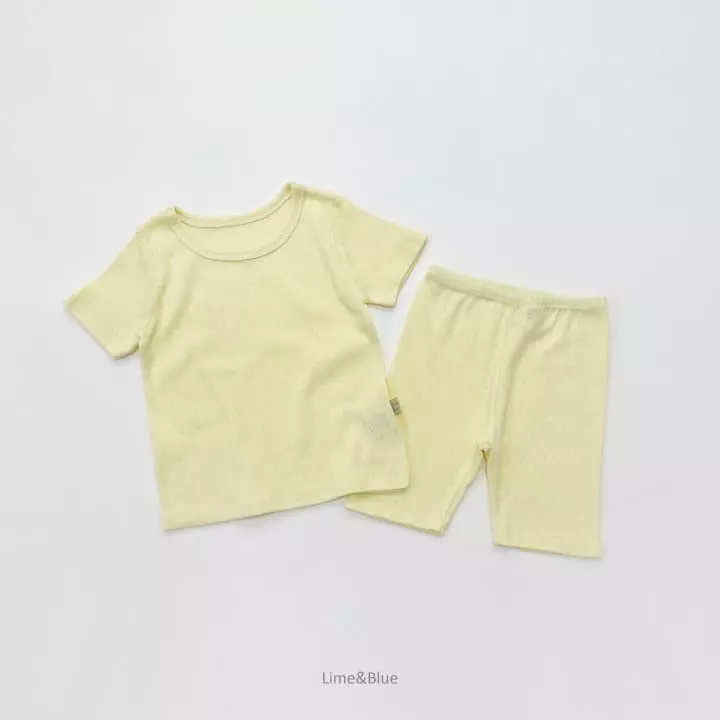 Lime & Blue - Korean Children Fashion - #childofig - Shiny Easywear - 5