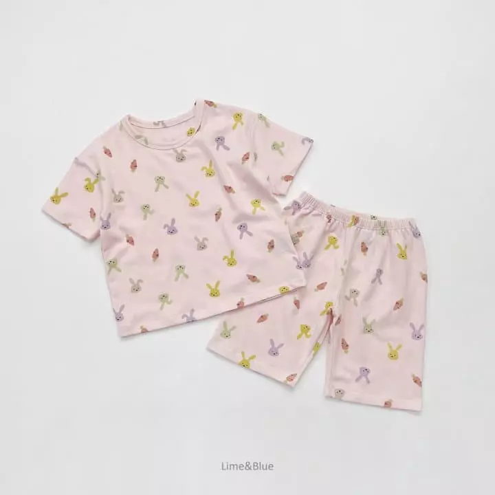 Lime & Blue - Korean Children Fashion - #childrensboutique - Carrot Rabbit Easywear Mom Dad - 11