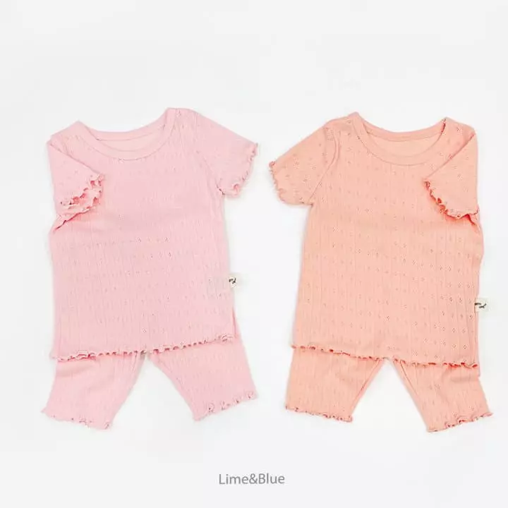 Lime & Blue - Korean Children Fashion - #littlefashionista - Line Easywear - 3