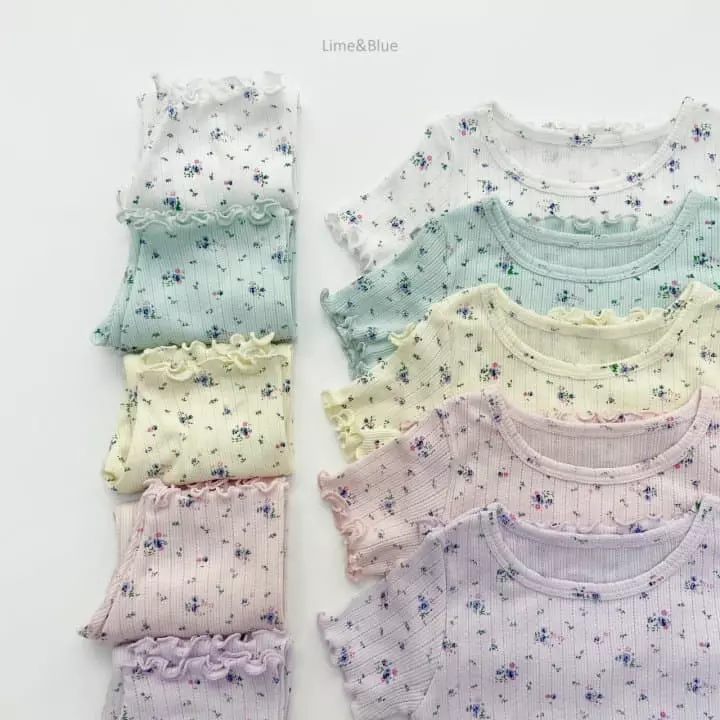 Lime & Blue - Korean Children Fashion - #magicofchildhood - Blue Wine Easywear - 4