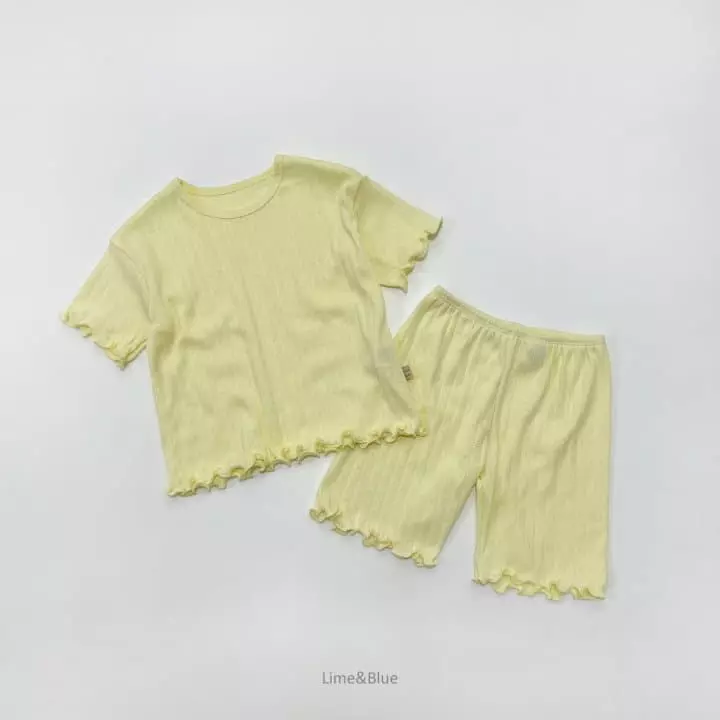 Lime & Blue - Korean Children Fashion - #todddlerfashion - Line Clover Easywear - 12