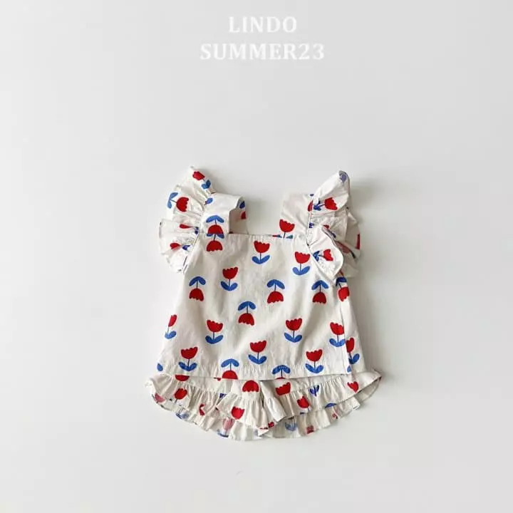 Lindo - Korean Children Fashion - #fashionkids - Tulip Top Bottom Set - 5