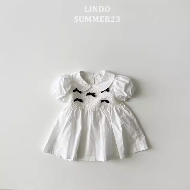 Lindo - Korean Children Fashion - #prettylittlegirls - Tiffani Ribbon One-piece - 3