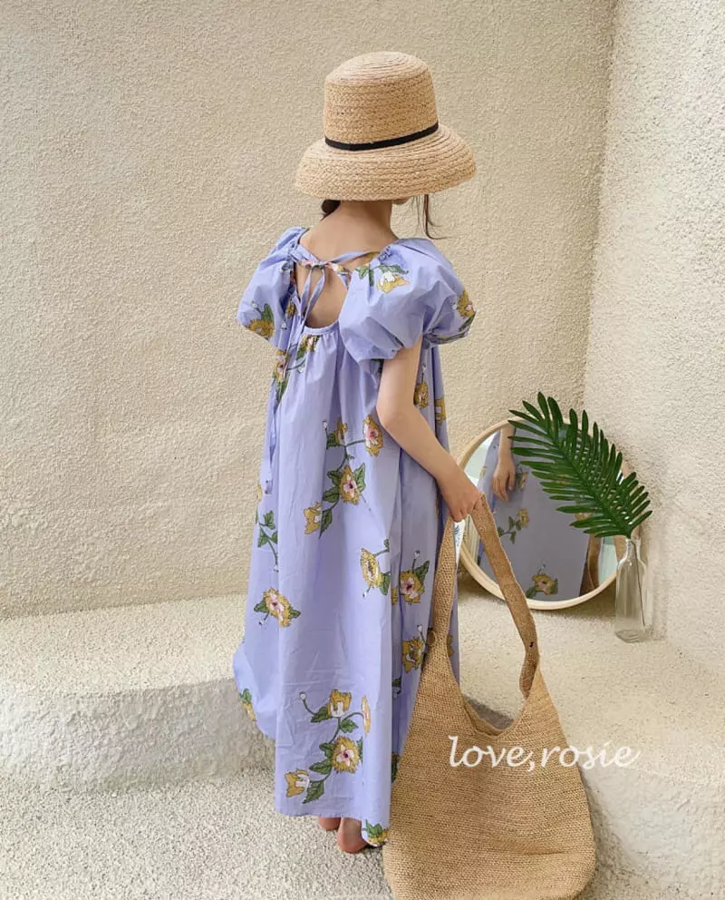 Love Rosie - Korean Children Fashion - #fashionkids - Scalup Puff Maxy One-piece with Mom - 12