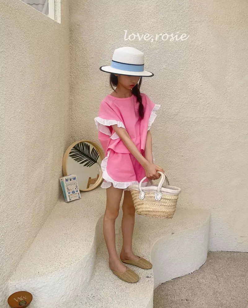 Love Rosie - Korean Children Fashion - #magicofchildhood - Charlotte Shorts Top Bottom Set - 8