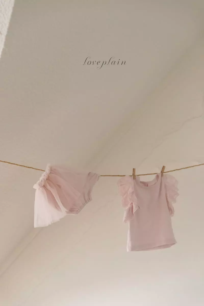 Loveplain - Korean Children Fashion - #childofig - Mignon Top Bottom Set - 11