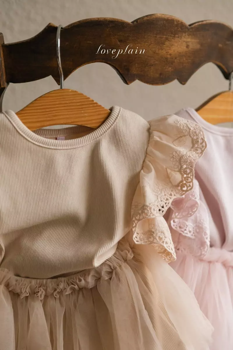 Loveplain - Korean Children Fashion - #fashionkids - Mignon Top Bottom Set - 2
