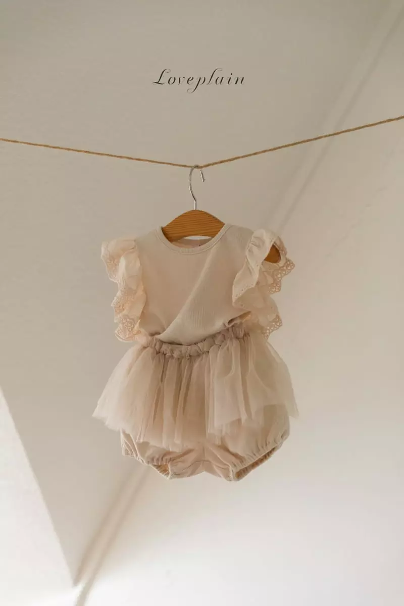 Loveplain - Korean Children Fashion - #kidzfashiontrend - Mignon Top Bottom Set - 5