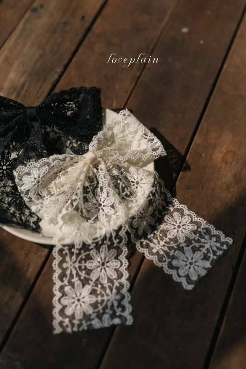 Loveplain - Korean Children Fashion - #magicofchildhood - Lace Hairpin - 3