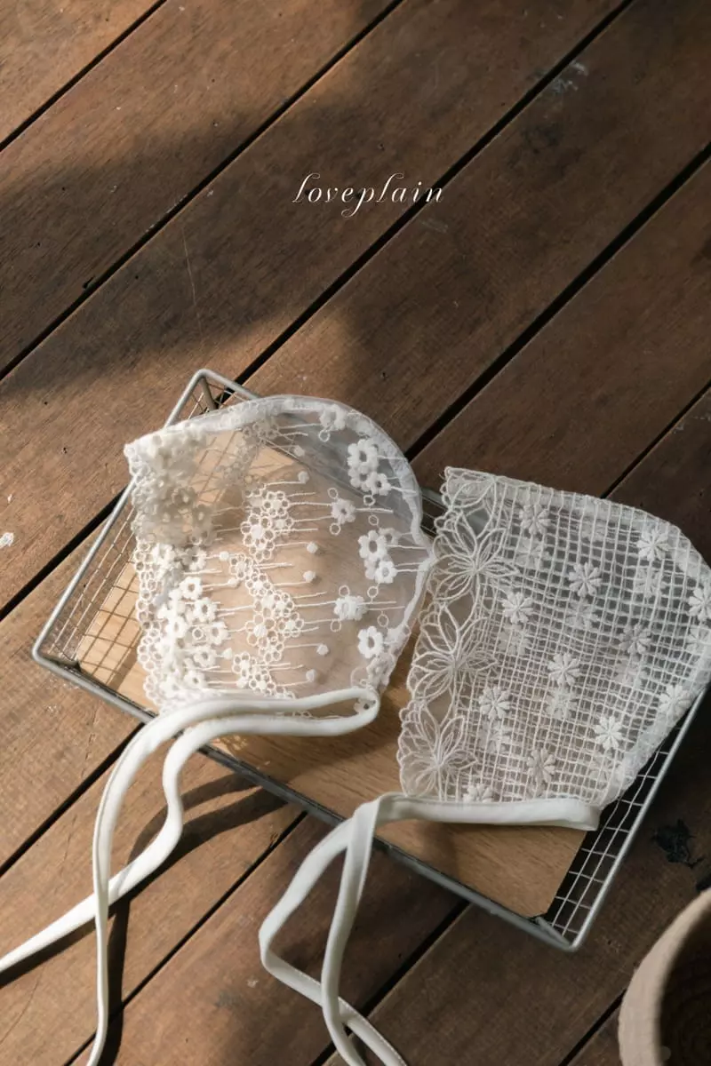 Loveplain - Korean Children Fashion - #magicofchildhood - Lace Bonnet