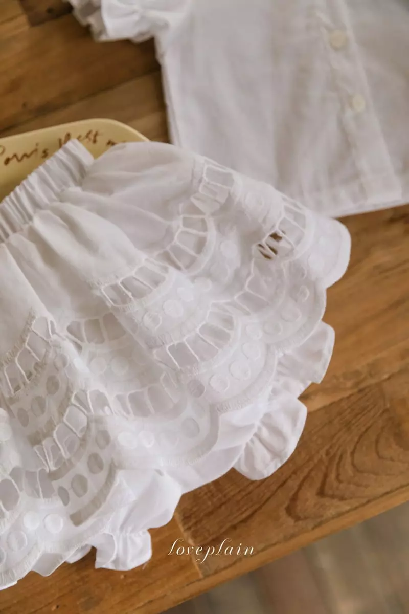 Loveplain - Korean Children Fashion - #minifashionista - Grace Top Bottom Set - 8