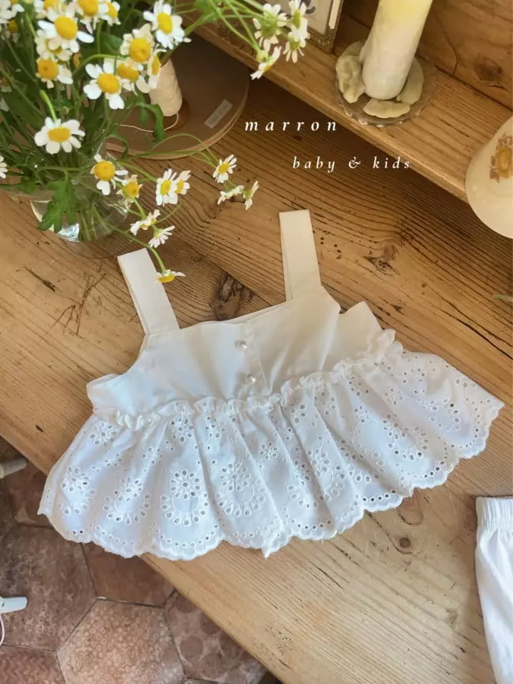 Marron Kid - Korean Baby Fashion - #babyoninstagram - Bebe Angel Top Bottom Set - 4
