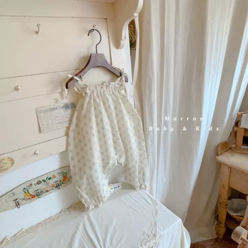 Marron Kid - Korean Baby Fashion - #babyootd - Bebe Tulip Bodysuit - 4