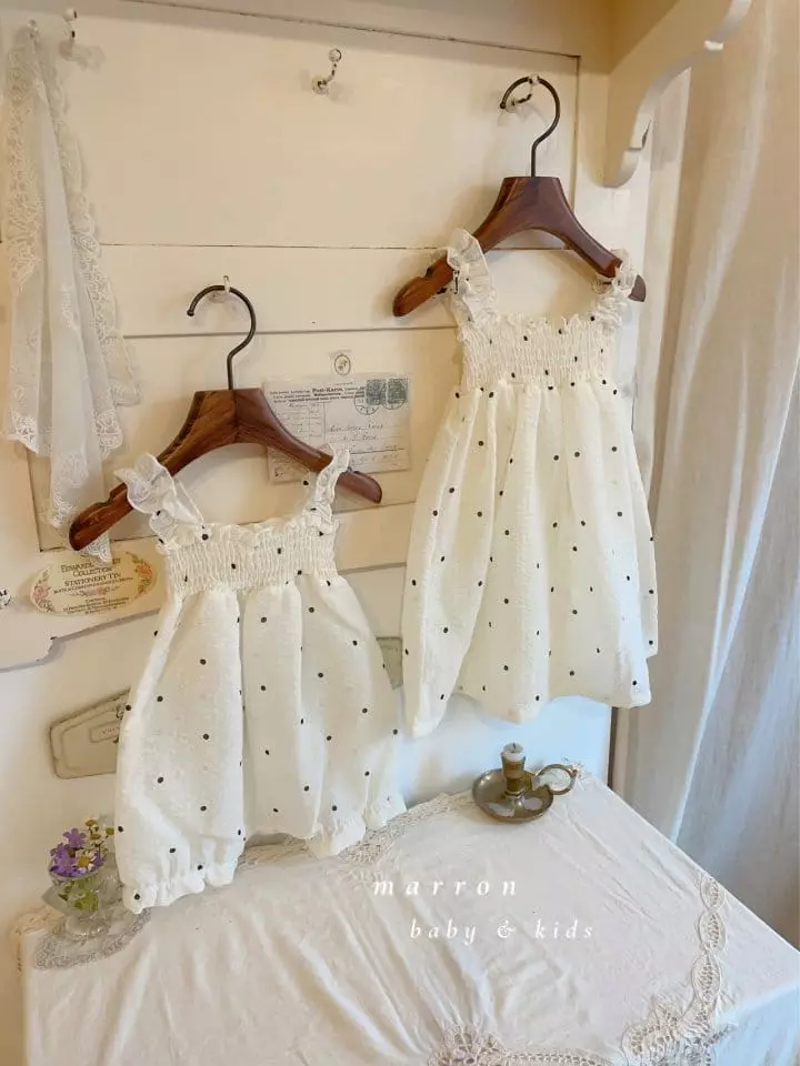 Marron Kid - Korean Baby Fashion - #babyoutfit - Bebe Chiffon Bodysuit - 6