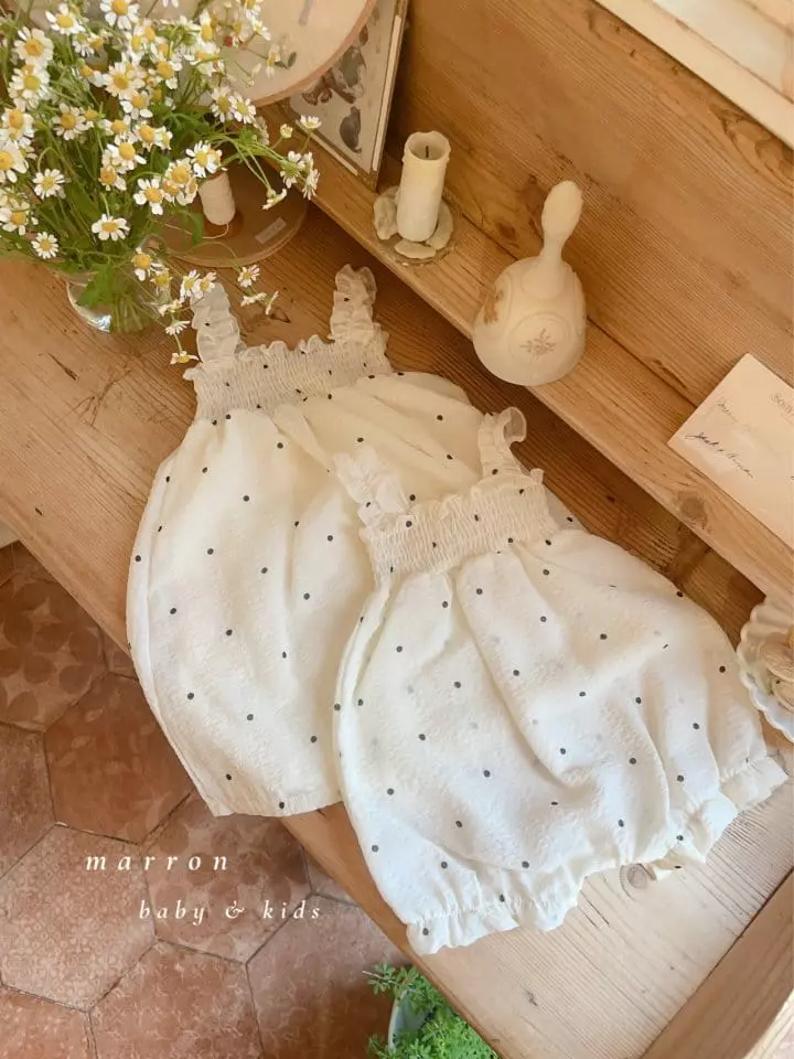 Marron Kid - Korean Baby Fashion - #babywear - Bebe Chiffon Bodysuit - 8