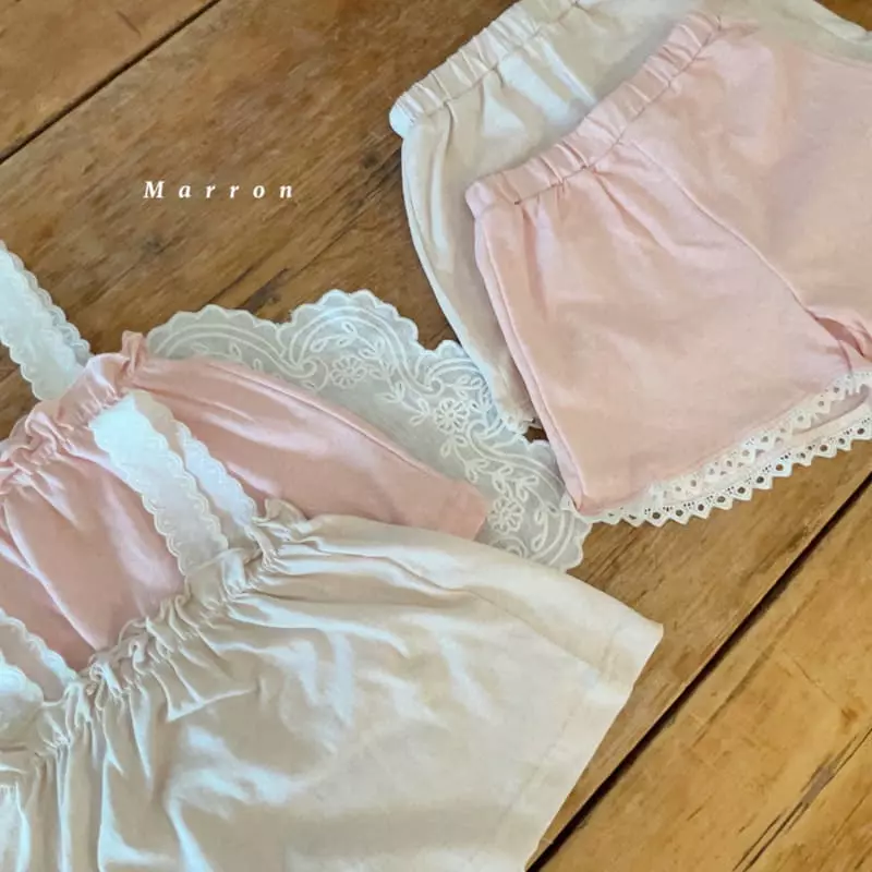 Marron Kid - Korean Children Fashion - #discoveringself - Bodle Top Bottom Set