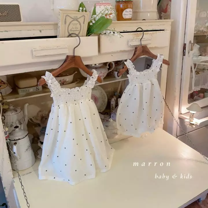 Marron Kid - Korean Children Fashion - #discoveringself - Chiffom One-piece