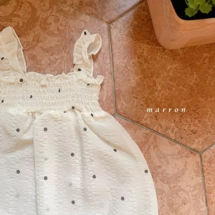 Marron Kid - Korean Children Fashion - #minifashionista - Chiffom One-piece - 9