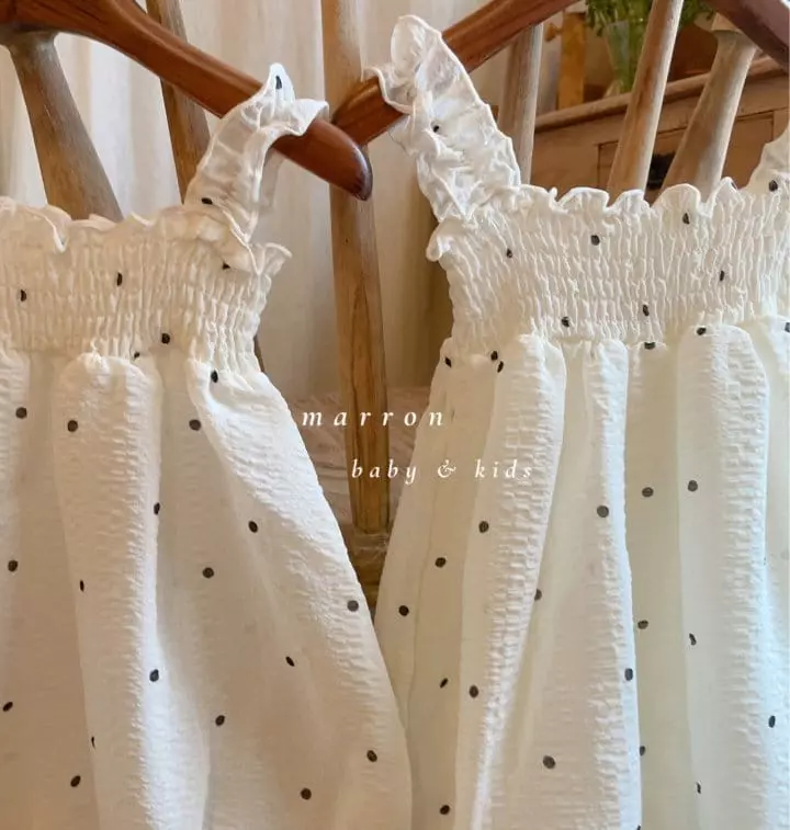 Marron Kid - Korean Children Fashion - #todddlerfashion - Chiffom One-piece - 11