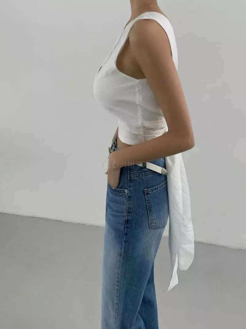 Marron - Korean Women Fashion - #momslook - Knot Blouse - 6