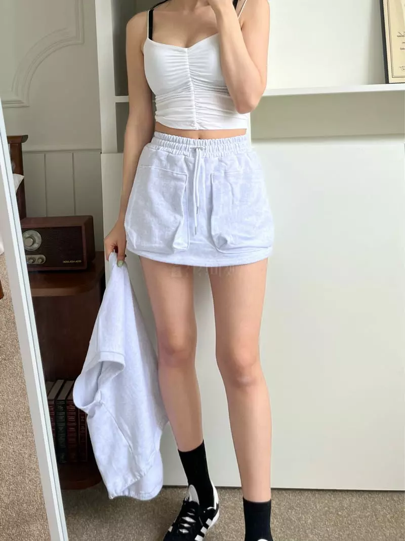 Marron - Korean Women Fashion - #womensfashion - London Top Bottom Set - 4