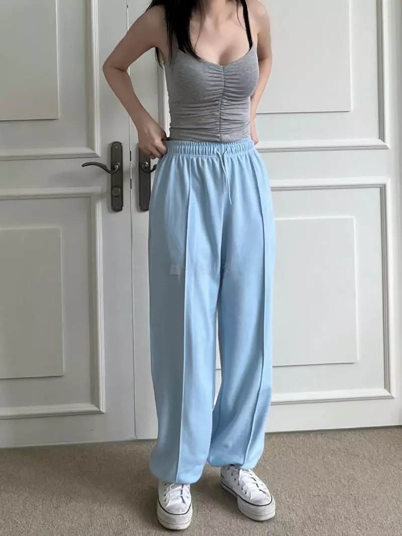 Marron - Korean Women Fashion - #romanticstyle - Shirring Sleeveless - 4