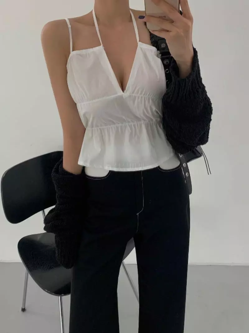 Marron - Korean Women Fashion - #thelittlethings - Brena Sleeveless - 3