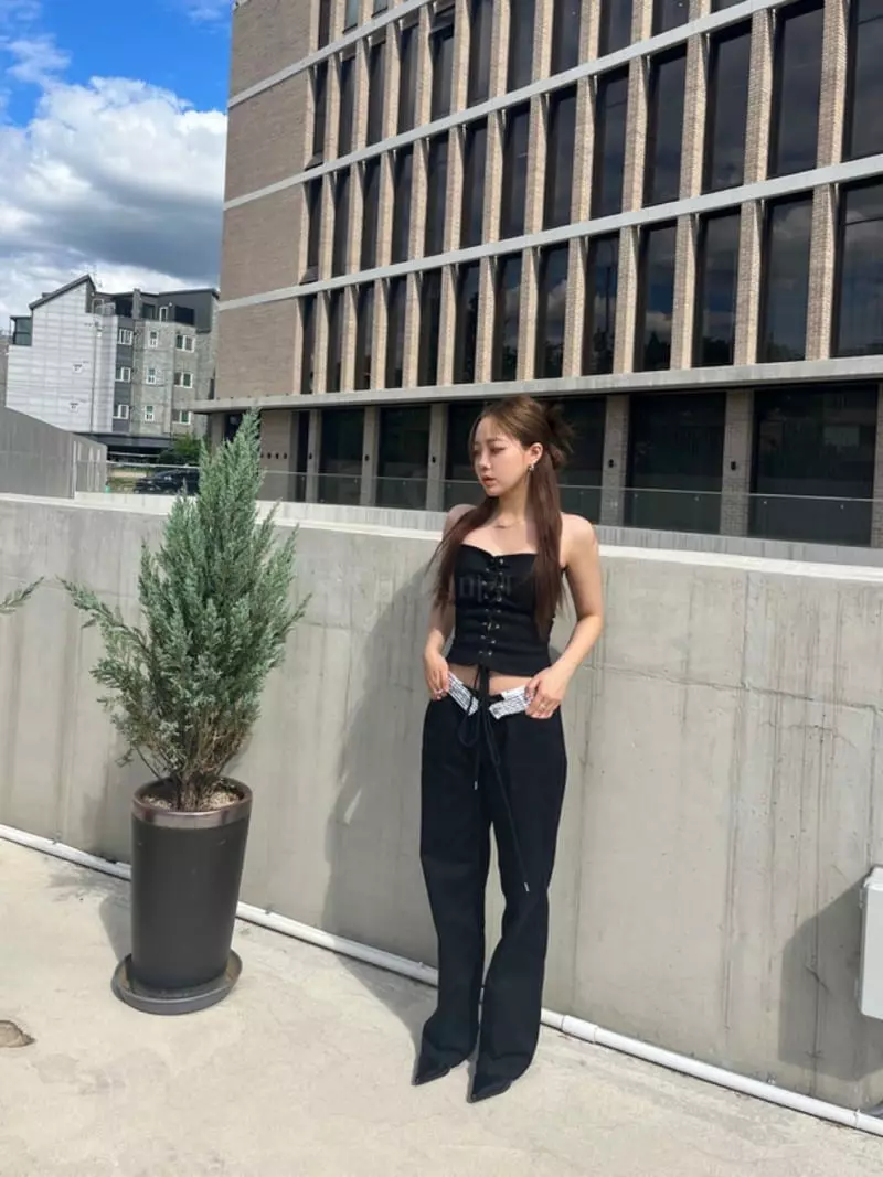 Marron - Korean Women Fashion - #vintagekidsstyle - Corset Sleeveless - 5