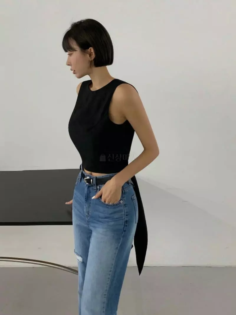 Marron - Korean Women Fashion - #womensfashion - Knot Blouse - 3