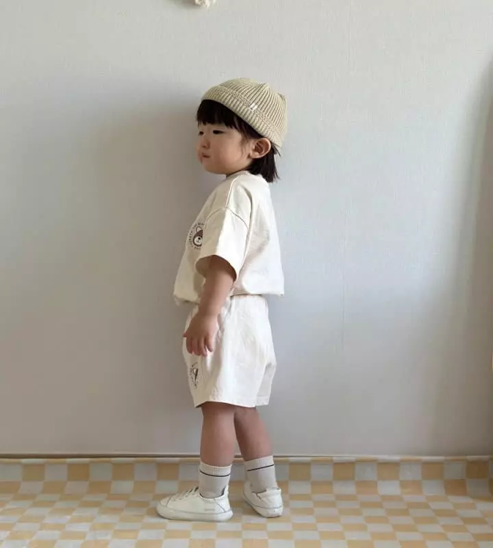 Martin - Korean Children Fashion - #discoveringself - Bear Top Bottom Set - 7