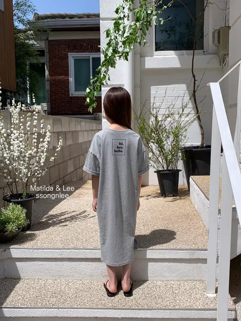Matilda & Lee - Korean Children Fashion - #Kfashion4kids - High Long One-piece