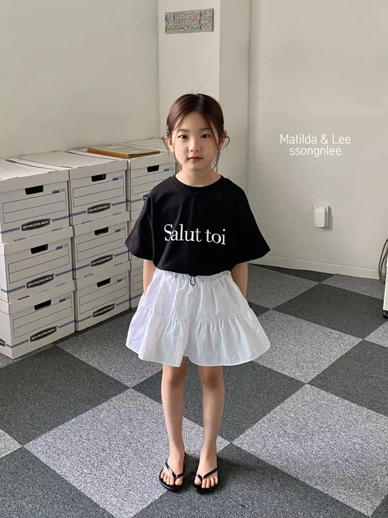 Matilda & Lee - Korean Children Fashion - #childofig - String Skirt Shorts - 4