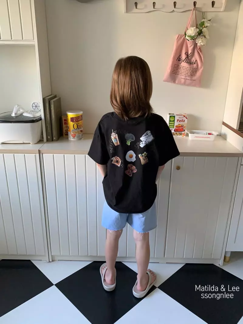 Matilda & Lee - Korean Children Fashion - #childrensboutique - Label Denim Shorts - 11