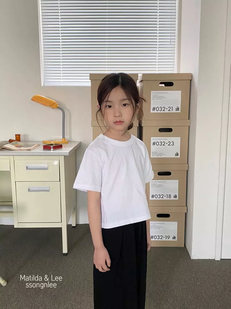 Matilda & Lee - Korean Children Fashion - #designkidswear - Lucky Crop Tee