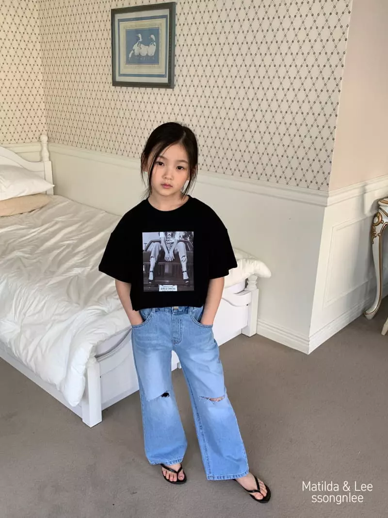 Matilda & Lee - Korean Children Fashion - #childrensboutique - Vintage Heart Jeans - 4